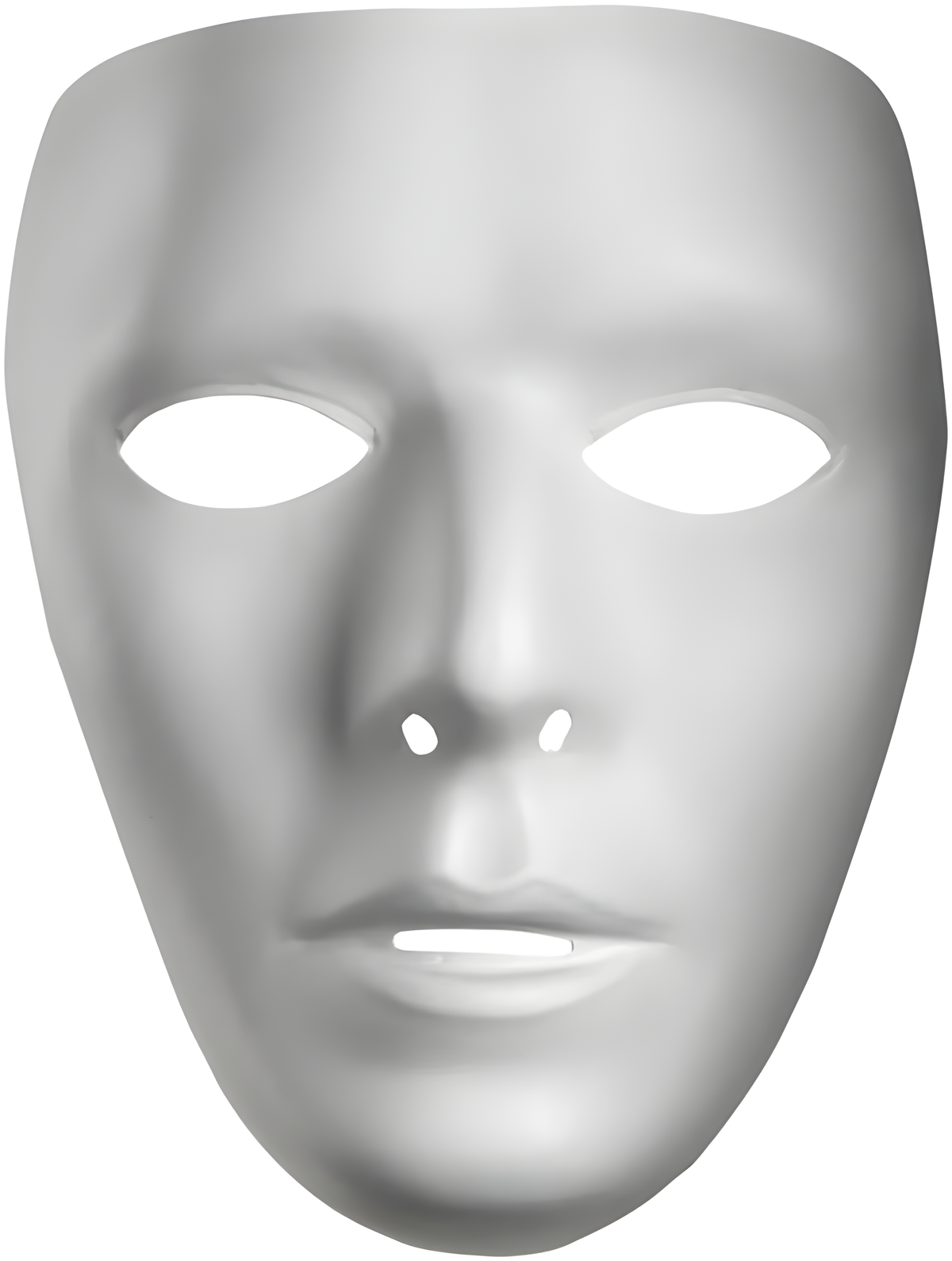Blank Drama Male Mask by Masquerade