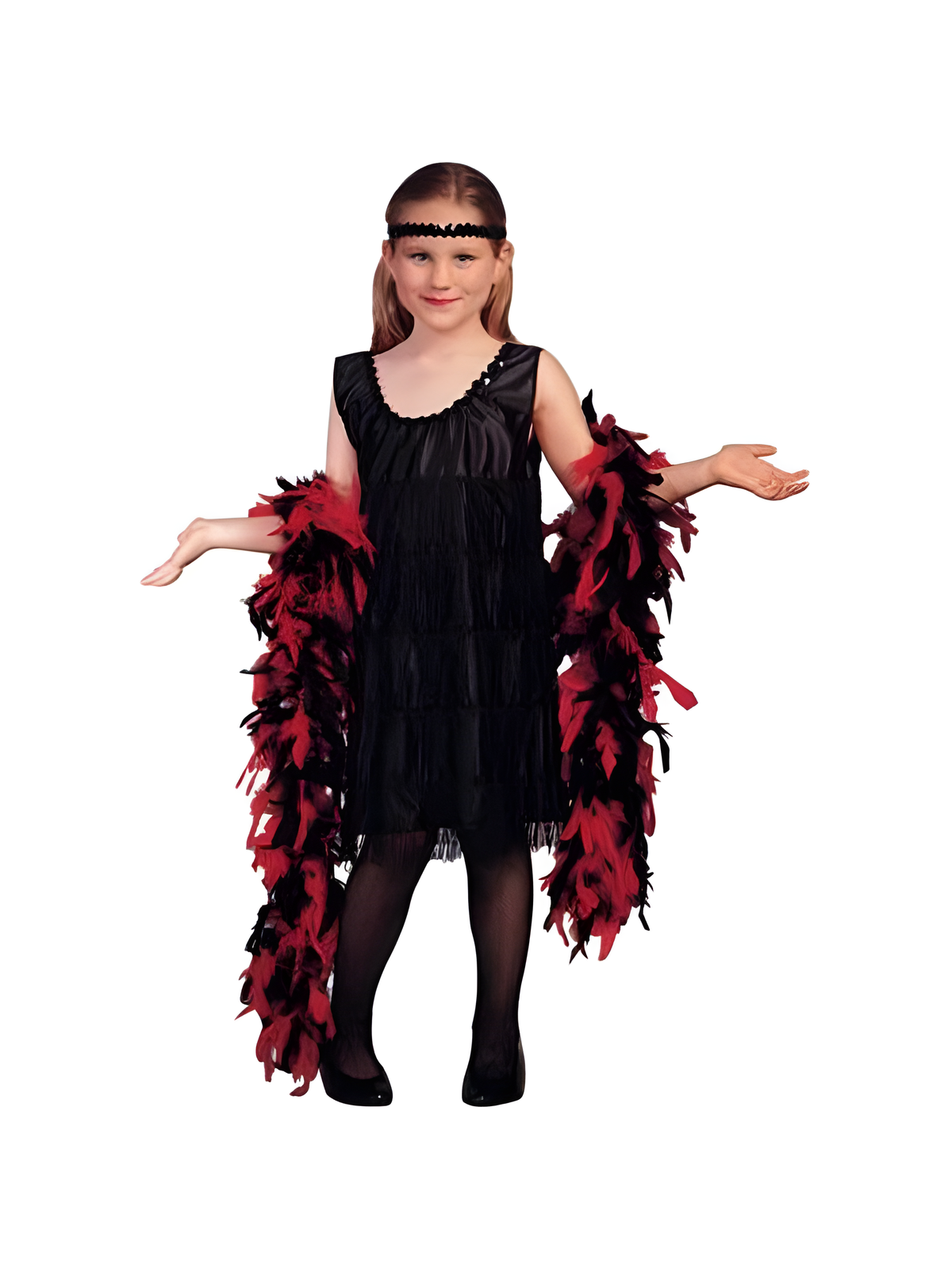 Child's Black Roaring 20s Flapper Costume by Masquerade