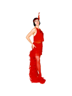 Adult Red Sexy Flapper Costume by Masquerade