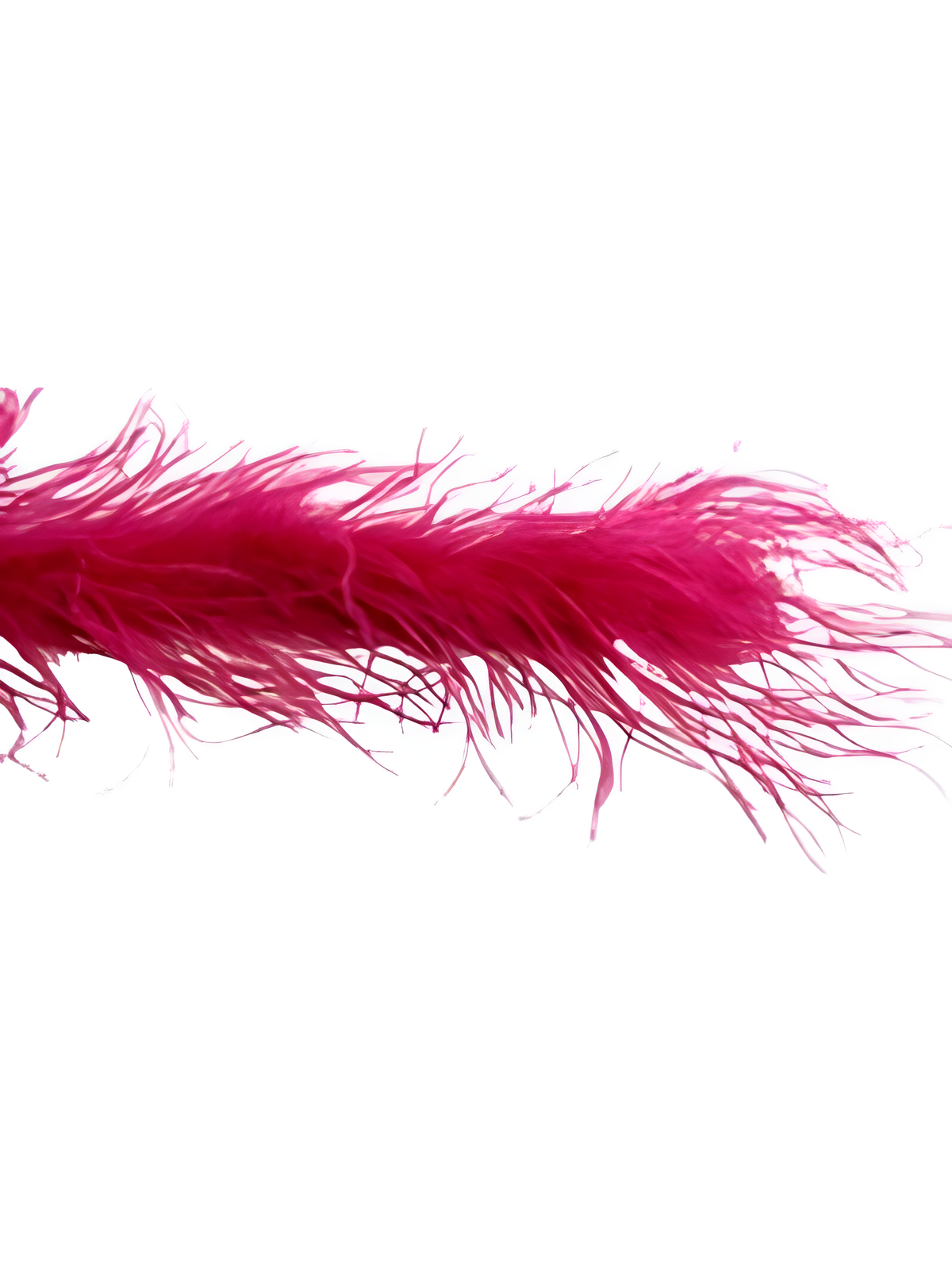 Fuchsia Ostrich Feather Boa by Masquerade