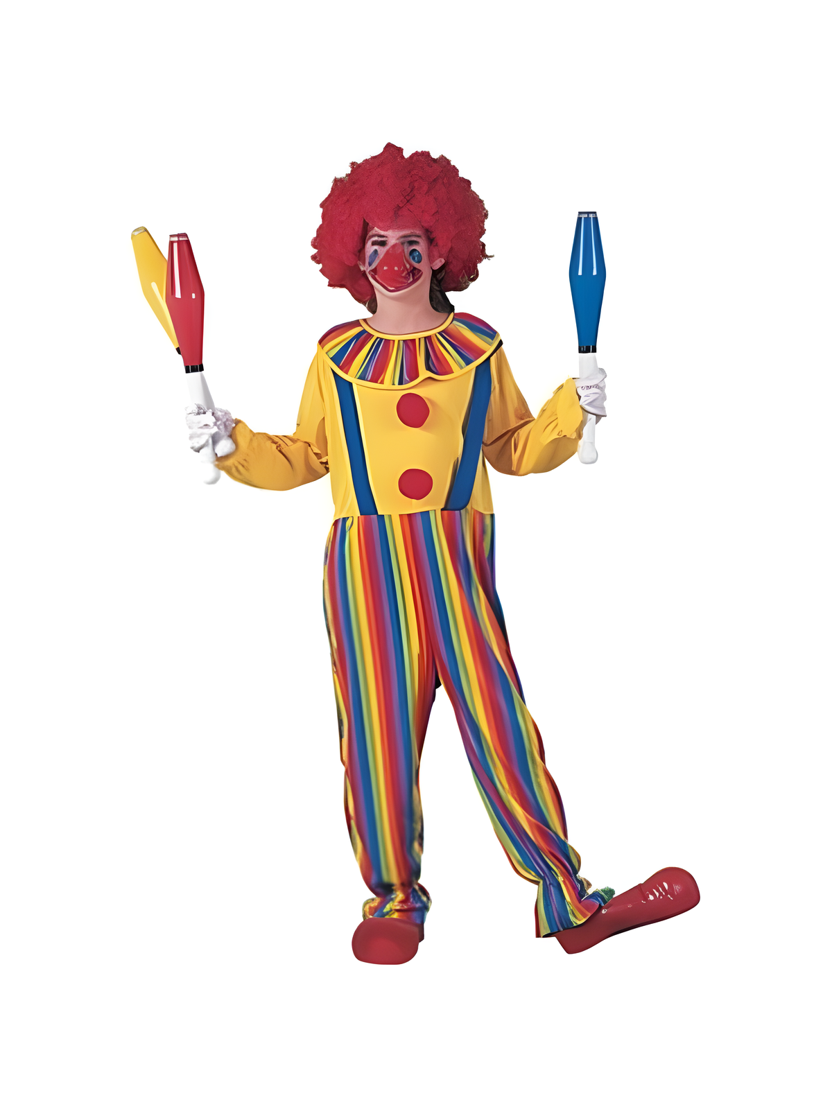Childs Rainbow Clown Costume by Masquerade