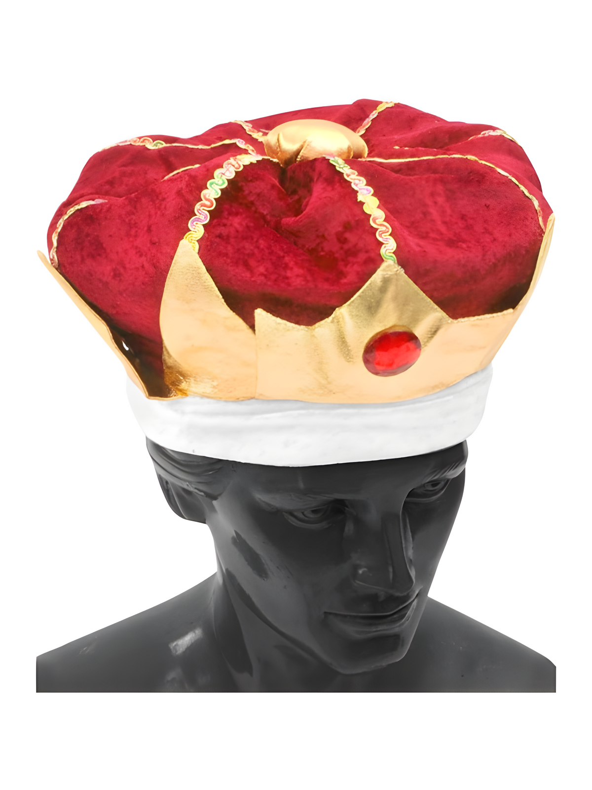 Adult Velvet King Crown by Masquerade
