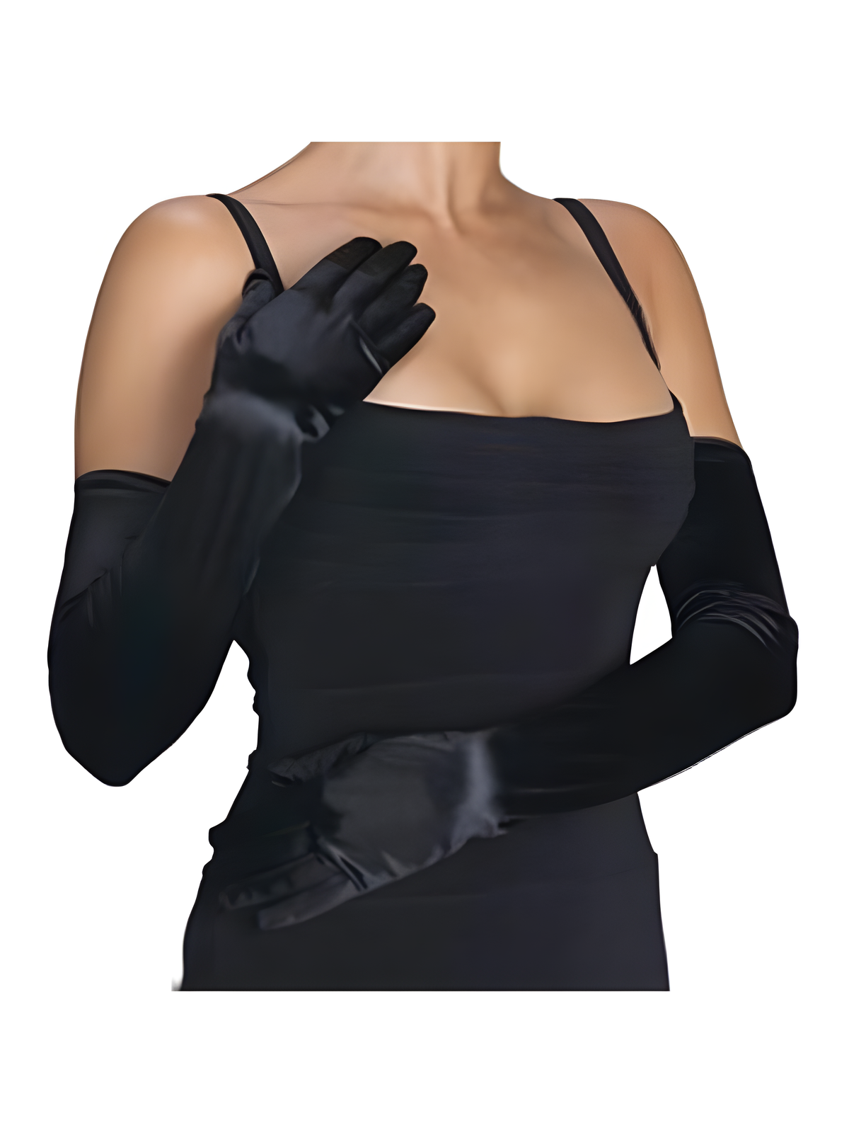 Adult Black Opera Gloves by Masquerade