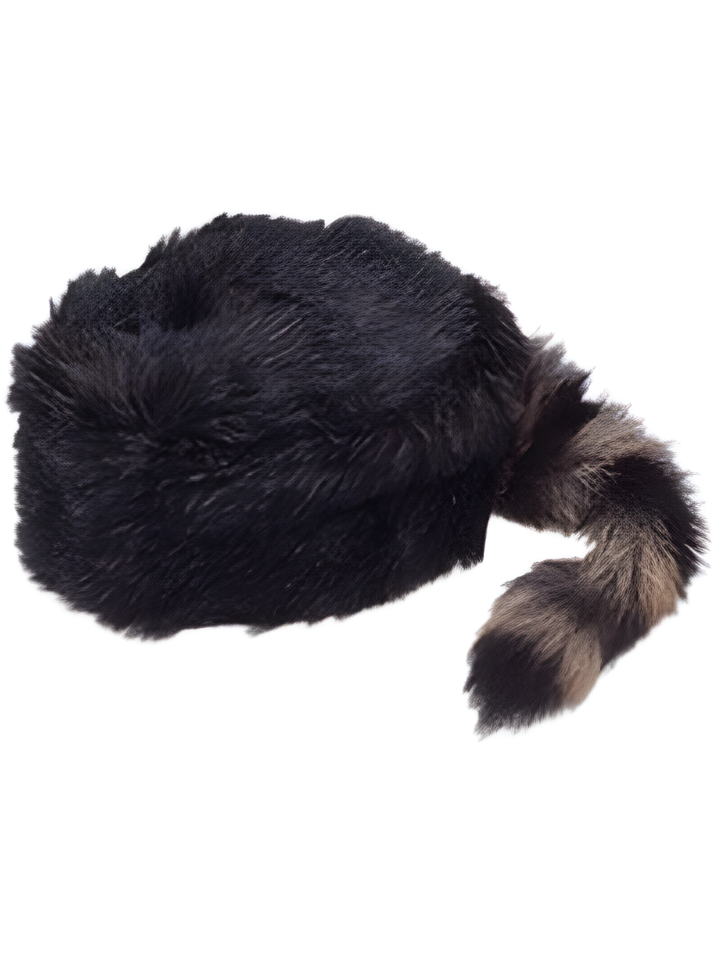 Coonskin Cap with Real Tail by Masquerade