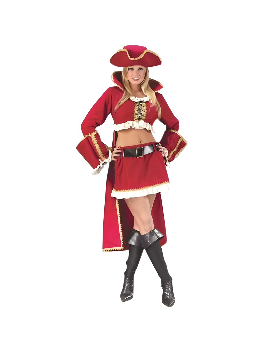 Adult Sexy Captain Blackheart Pirate Costume by Masquerade