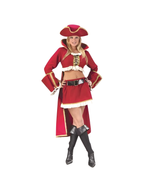 Adult Sexy Captain Blackheart Pirate Costume by Masquerade