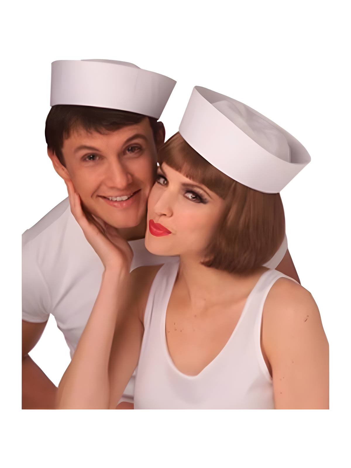 Adult White Sailor Hat by Masquerade