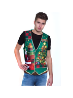 Guy's Ugly Christmas Vest by Masquerade