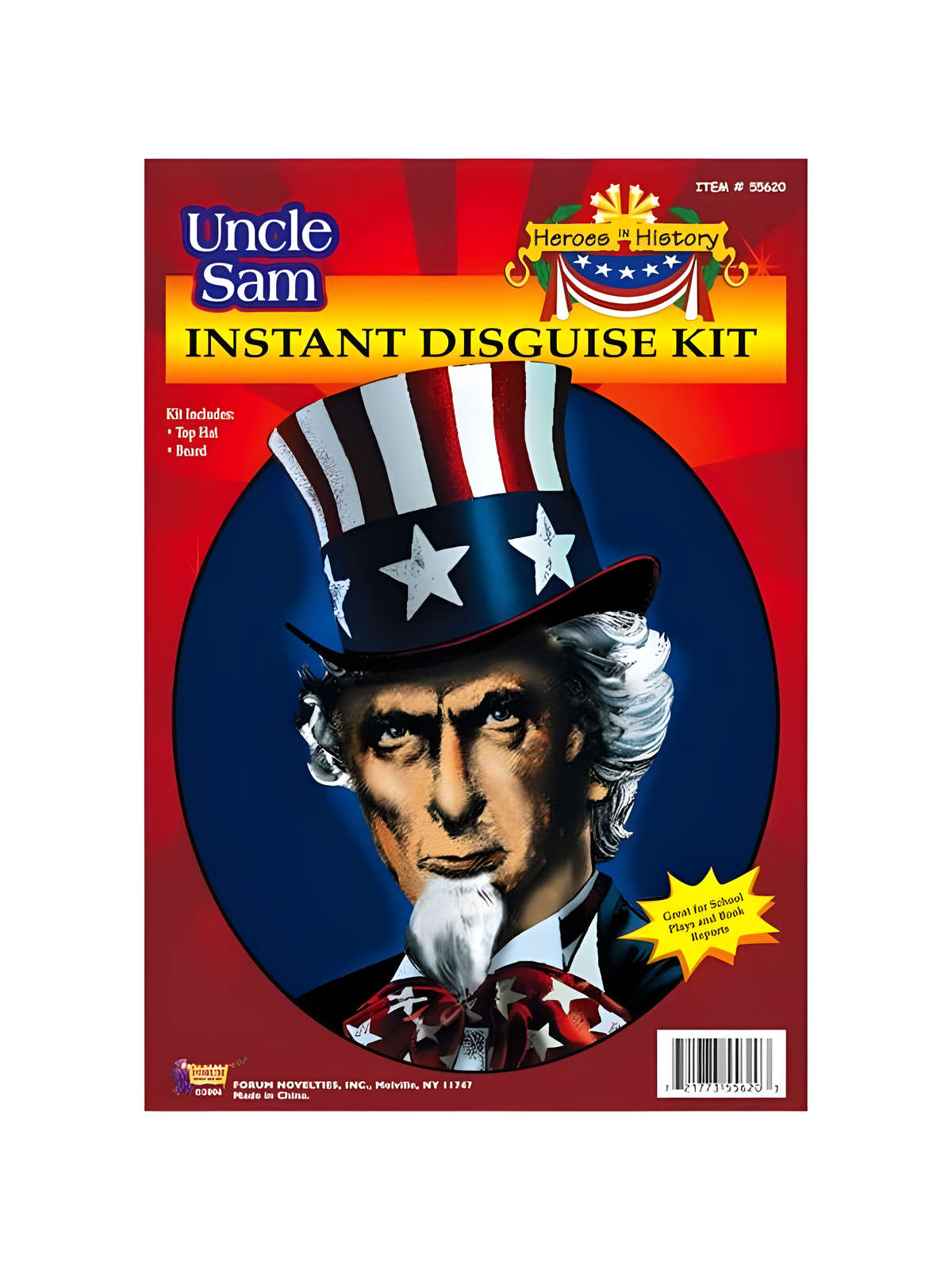 Adult Uncle Sam Hat & Beard by Masquerade