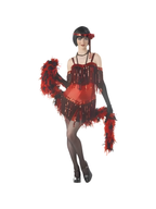 Women's Jazzy Flapper Halloween Costume (Junior Sizes) by Masquerade