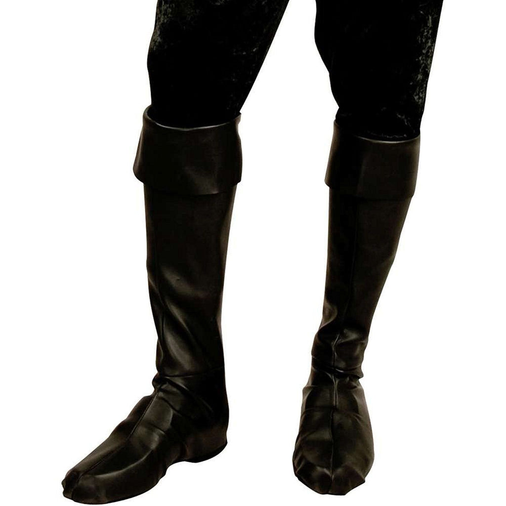 Boy's Black Pirate Boot Covers Size: SM/BK by Masquerade