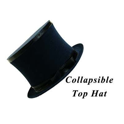 Top Hat Collapsible Premium Magic (Black) by Murphy's Magic Supplies, Inc.