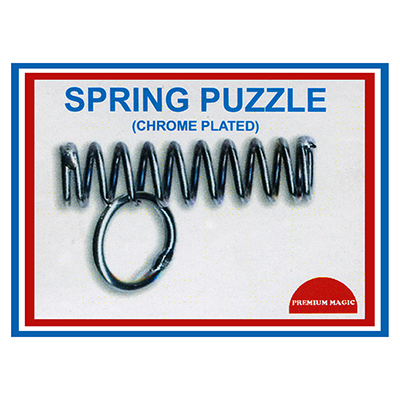 Spring Puzzle (Chrome Plated) by Premuim Magic by Murphy's Magic Supplies, Inc.