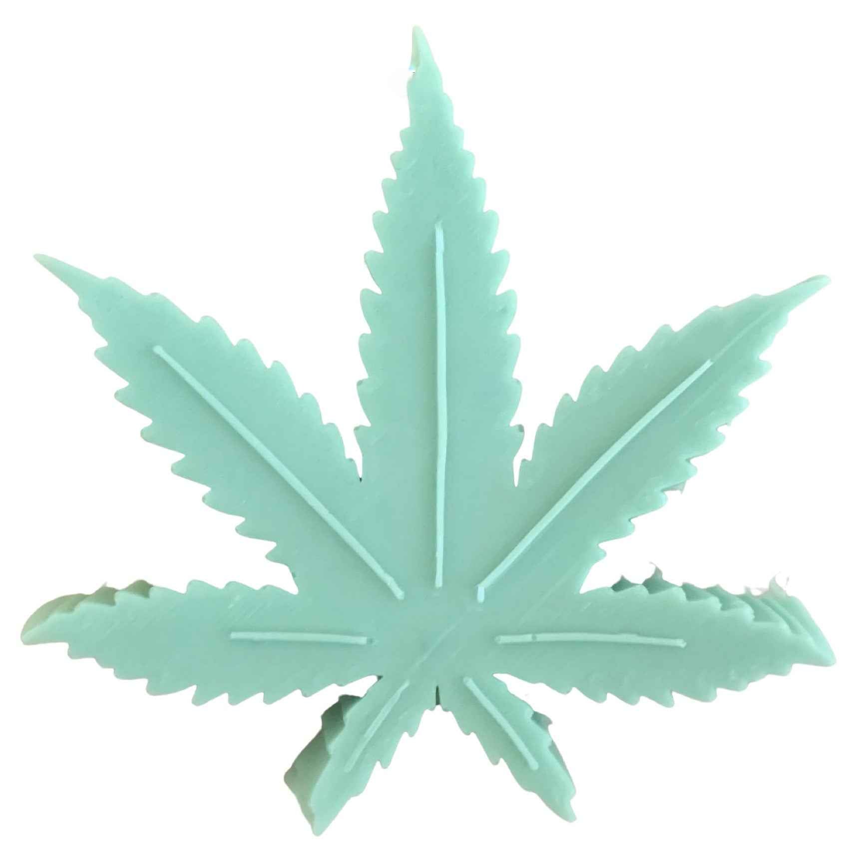 Large Cannabis Leaf Themed Soap - Unique Novelty Cannabis Leaf Soap - Big Tim's Magic Emporium