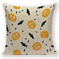 Trick-or-Treat Pumpkin Print Pillow Cover