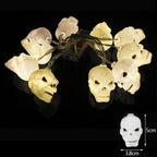 Halloween Pumpkin Spider Bat Skull String Lights