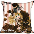 Black Butler Halloween Decorative Pillow
