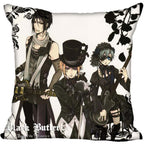 Black Butler Halloween Decorative Pillow