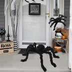 Horror Giant Black Plush Spider for Halloween