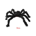 Horror Giant Black Plush Spider for Halloween