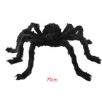 Horror Giant Black Plush Spider for Halloween