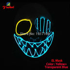 LED Neon Light Horror Masks Set