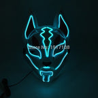 LED Neon Light Horror Masks Set