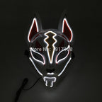 LED Neon Light Horror Masks Set