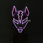 LED Neon Light Horror Masks Set