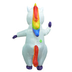 Inflatable Rainbow Unicorn Costume
