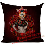 Mexican Horror Halloween Cushion Cover