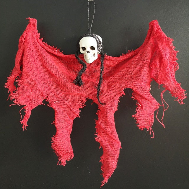 Hanging Skull Ghost Halloween Decoration