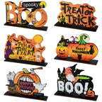Wooden Pendant Ornaments for Halloween