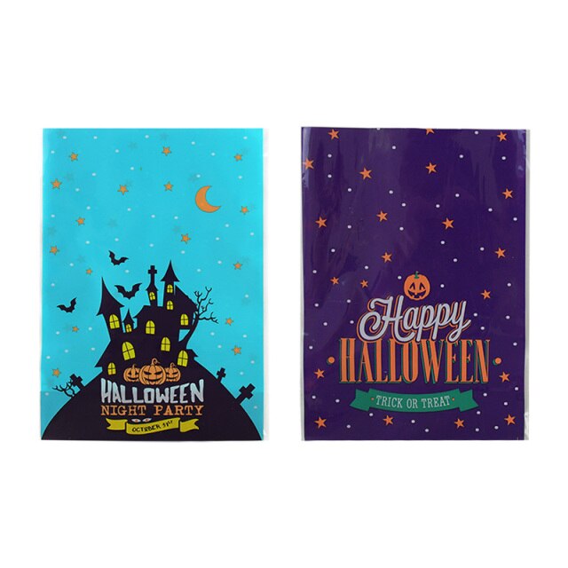 Plastic Halloween Trick-or-Treat Candy Bags
