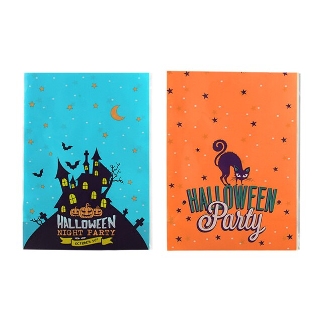 Plastic Halloween Trick-or-Treat Candy Bags