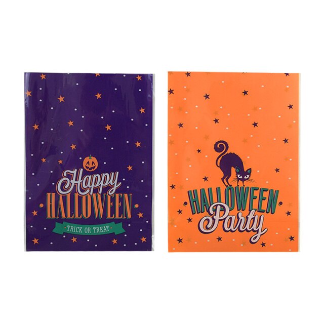 Plastic Halloween Trick-or-Treat Candy Bags