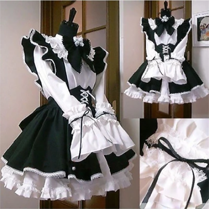 Maid Cafe Cosplay Costume