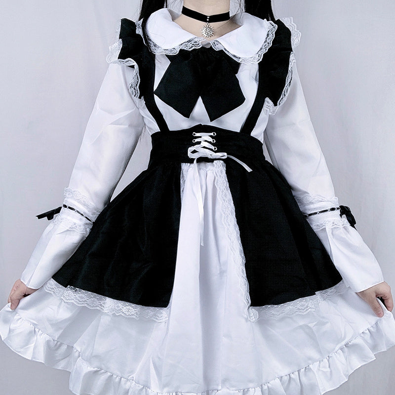 Maid Cafe Cosplay Costume