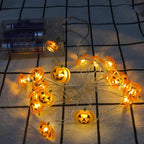 Battery-Powered Holiday Character LED String Lights