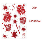 Bloody Handprint and Footprint Stickers
