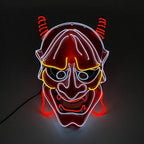 LED Neon Light Horror Masks Set