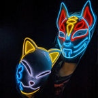 LED Neon Light Horror Masks Set