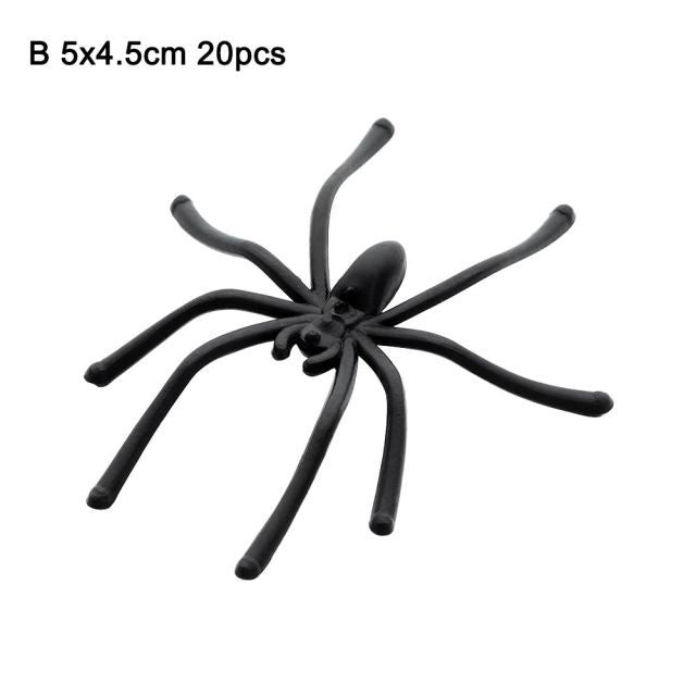 Black Spider Halloween Decoration