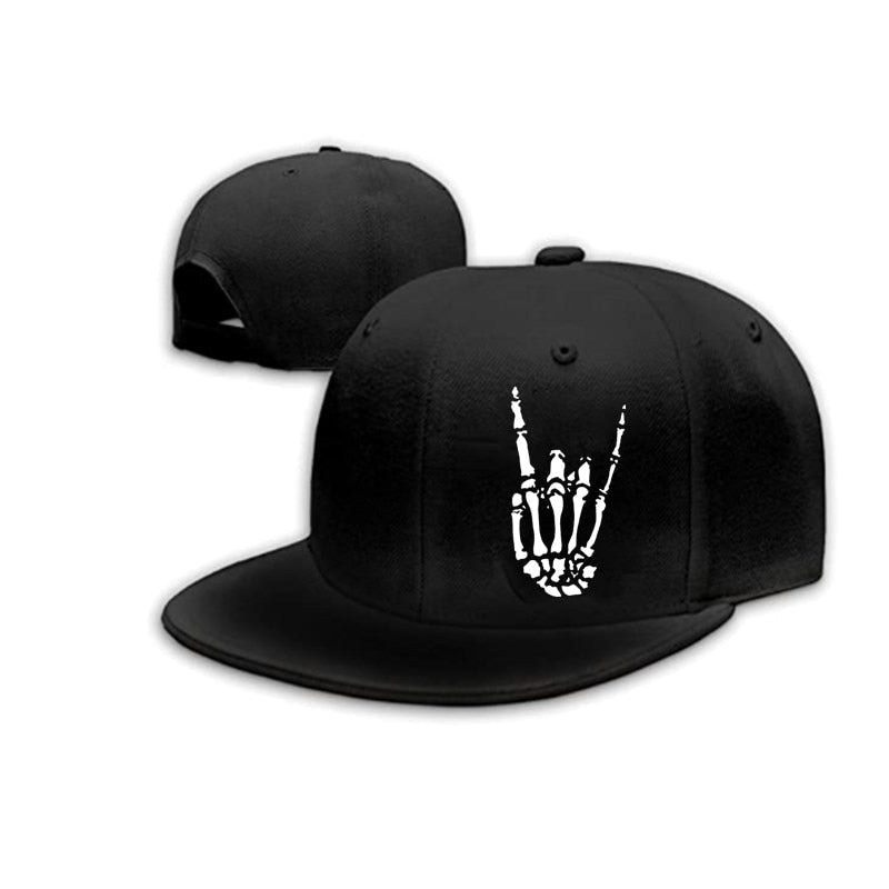 Skeleton Hand Graphic Baseball Cap