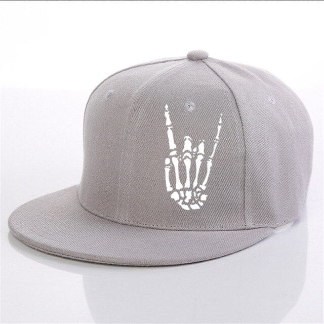 Skeleton Hand Graphic Baseball Cap