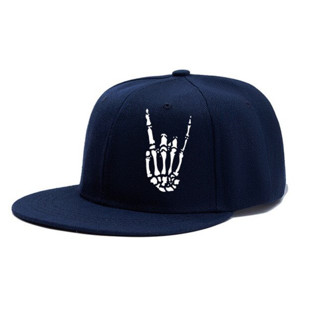 Skeleton Hand Graphic Baseball Cap