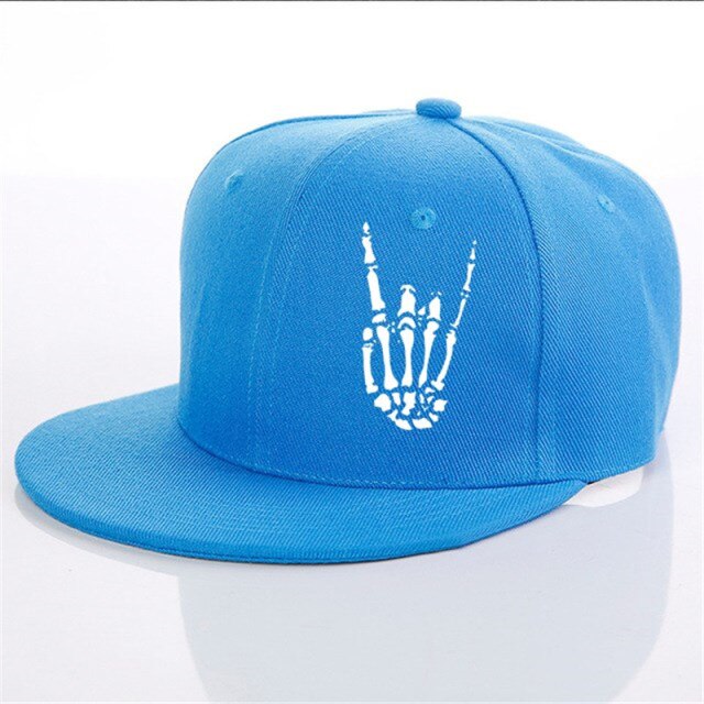 Skeleton Hand Graphic Baseball Cap