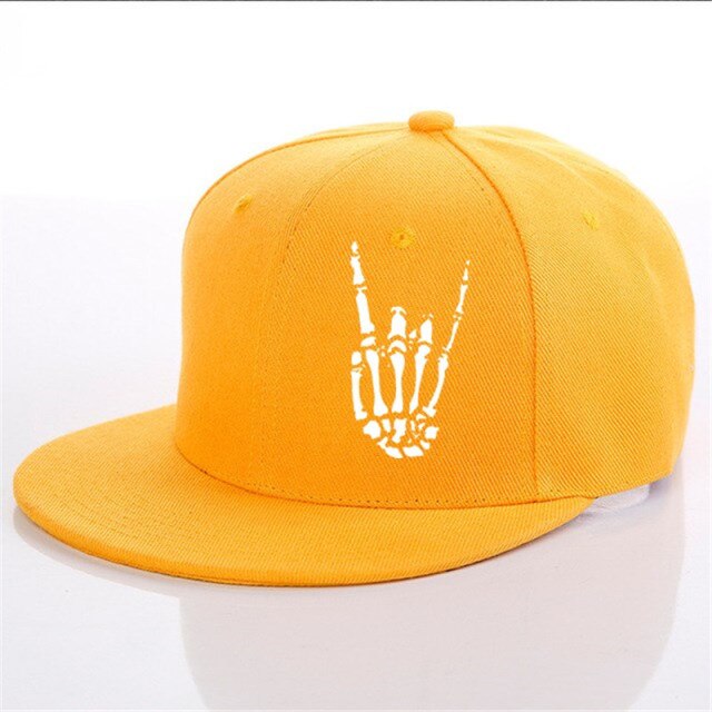 Skeleton Hand Graphic Baseball Cap