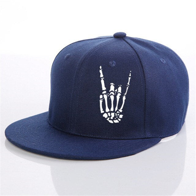 Skeleton Hand Graphic Baseball Cap