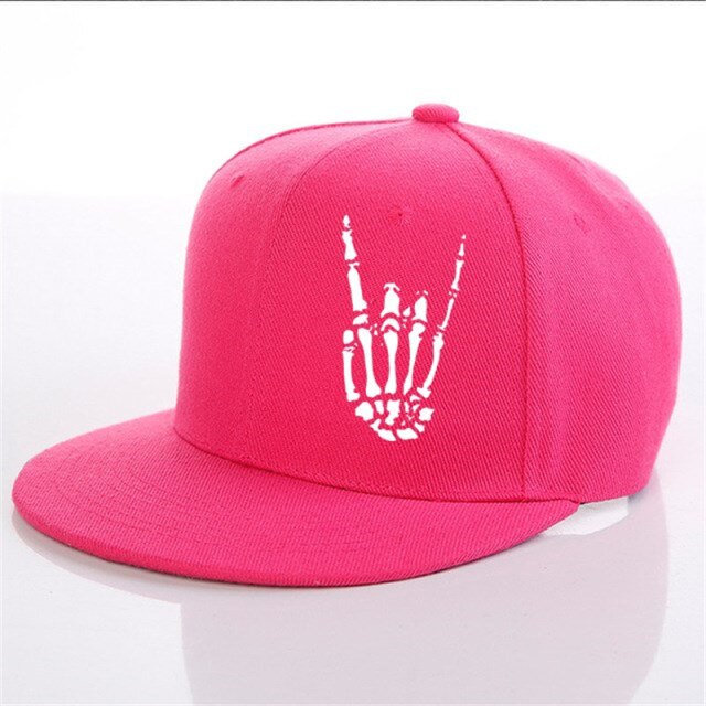 Skeleton Hand Graphic Baseball Cap